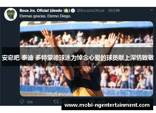 安息吧 泰迪 多特蒙德球迷为悼念心爱的球员献上深情致敬