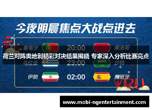 荷兰对阵奥地利精彩对决结果揭晓 专家深入分析比赛亮点